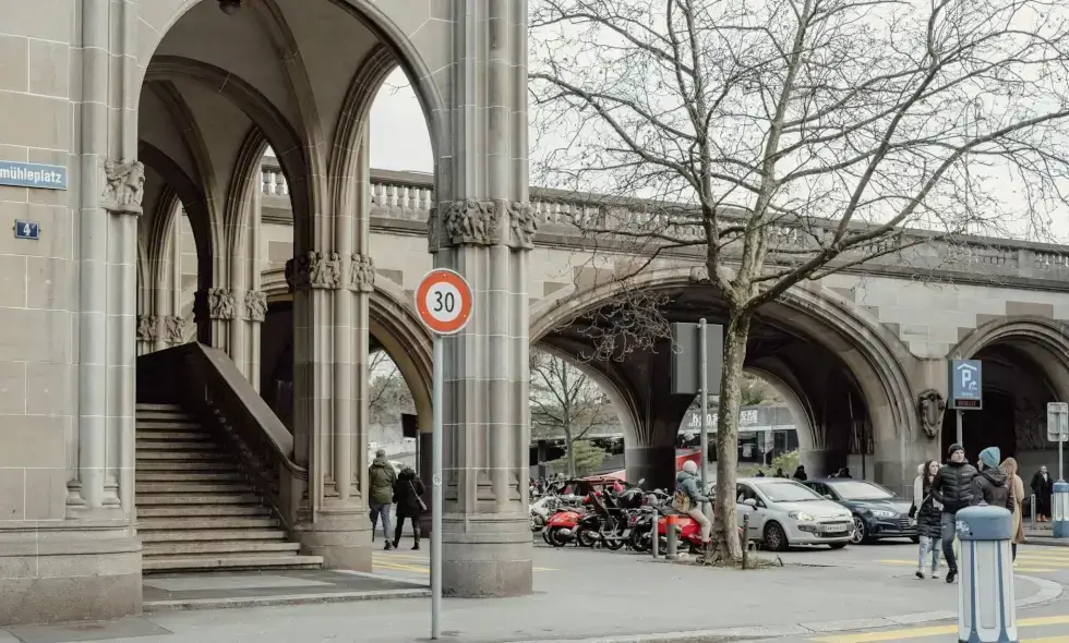 Système de transport suisse et achat en ligne de vignette
