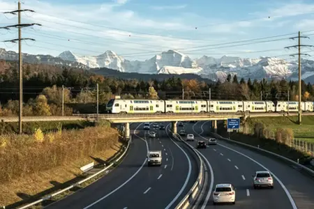 Uso de autopistas suizas y compra de viñeta